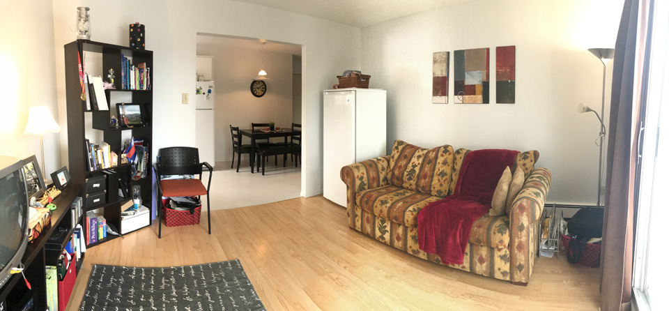 Appartement à louer Sherbrooke tranquille non fumeur dernier étage