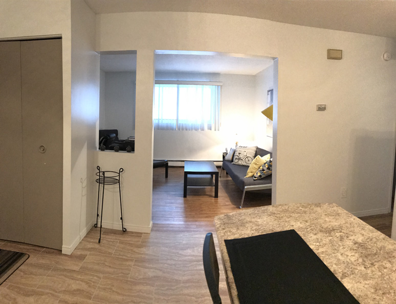 Joli 3 1/2 chauffé, eau chaude