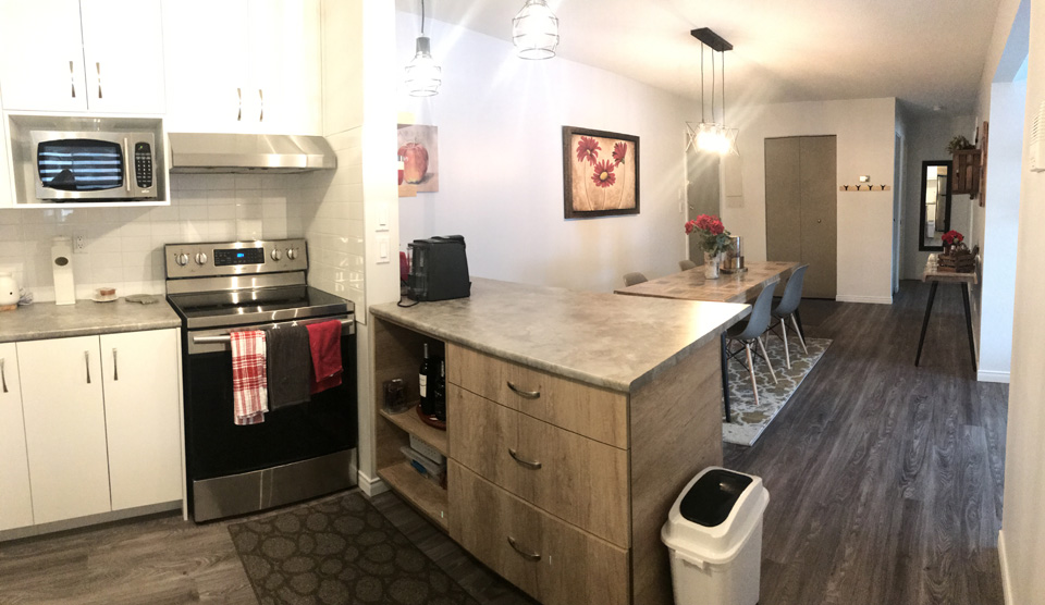 Appartement rénové à neuf à louer à Sherbrooke