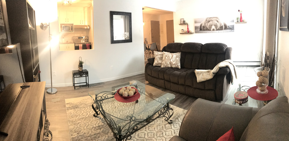 Appartement rénové à neuf à louer à Sherbrooke