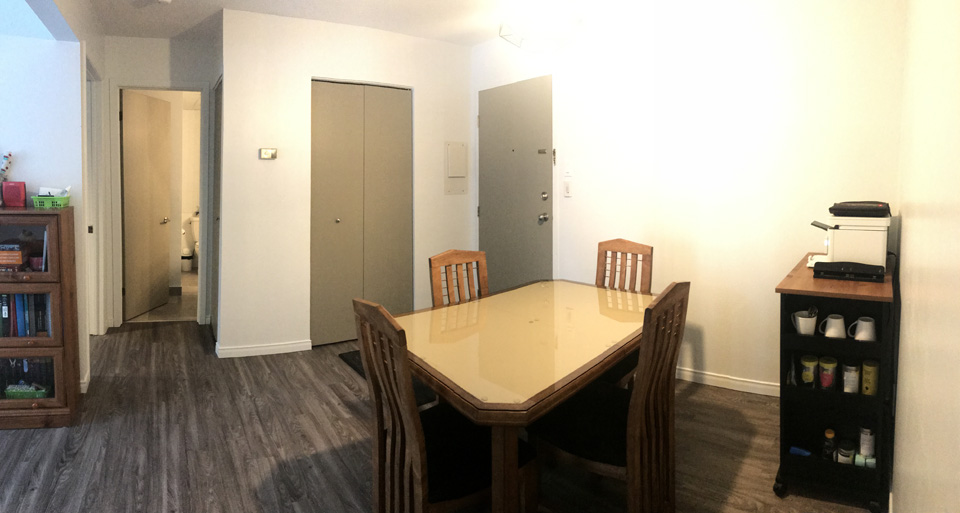 Grand 3 et demi lumineux à louer à Sherbrooke