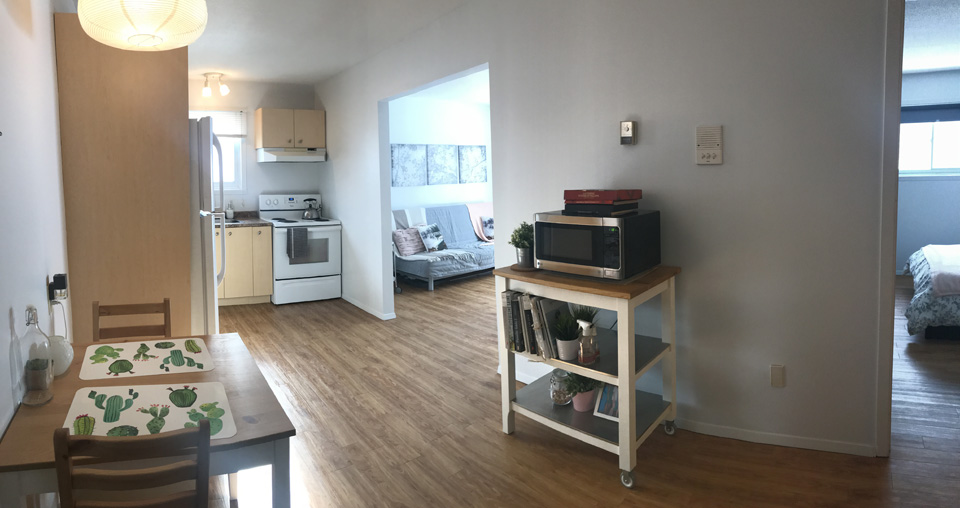 Appartement rénové à louer à Sherbrooke