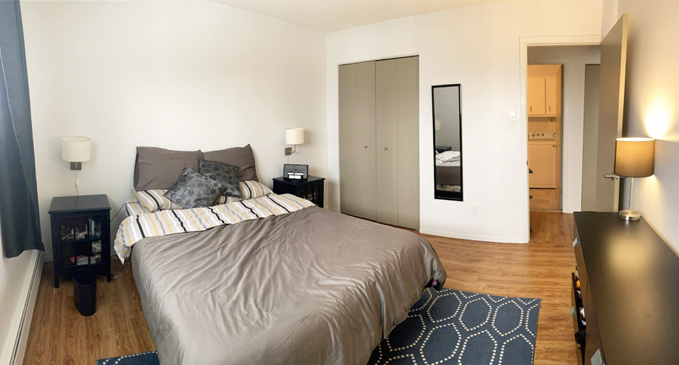 Grand appartement rénové à louer à Sherbrooke