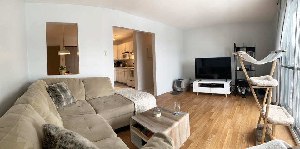 Appartement à louer avec belle vue à Sherbrooke