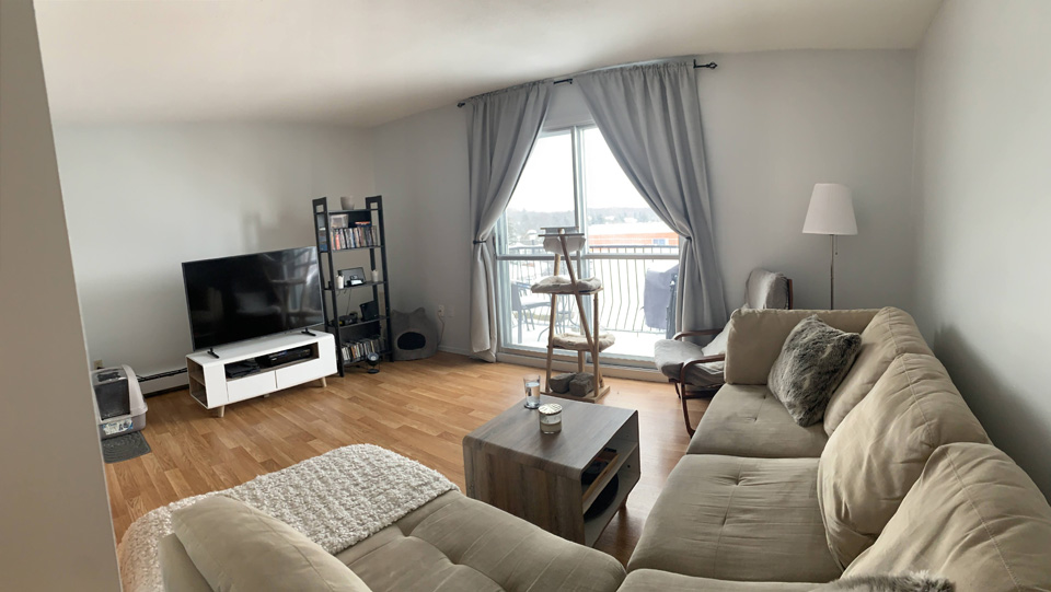 Appartement à louer avec belle vue à Sherbrooke
