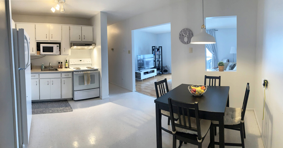 Appartement à louer avec belle vue à Sherbrooke
