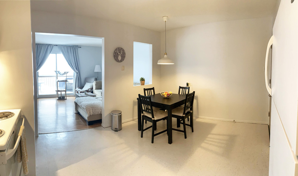 Appartement à louer avec belle vue à Sherbrooke