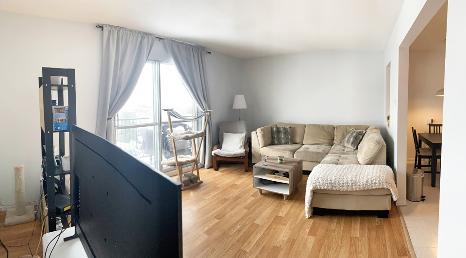 Appartement à louer avec belle vue à Sherbrooke
