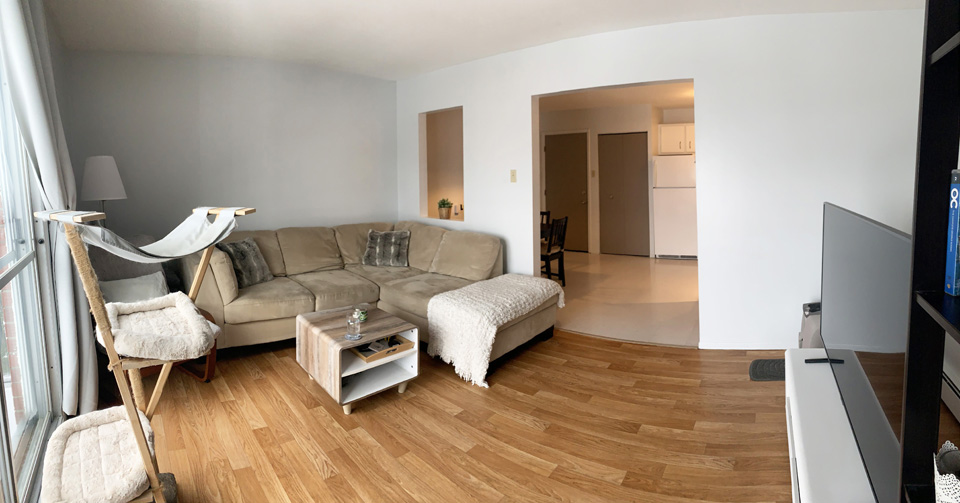 Appartement à louer avec belle vue à Sherbrooke