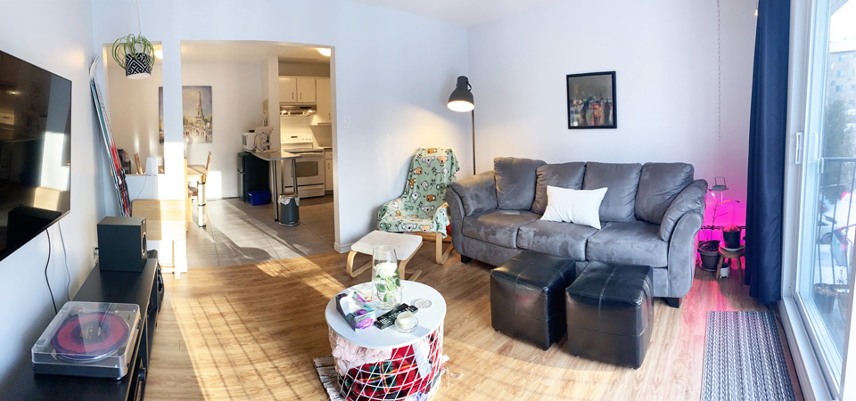 Appartement à louer côté boisée Sherbroke Mont Bellevue