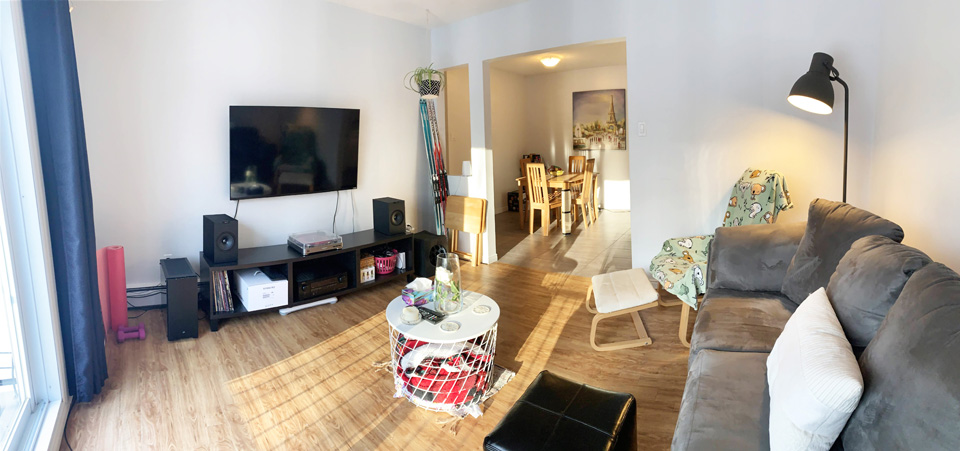 Appartement à louer côté boisée Sherbroke Mont Bellevue
