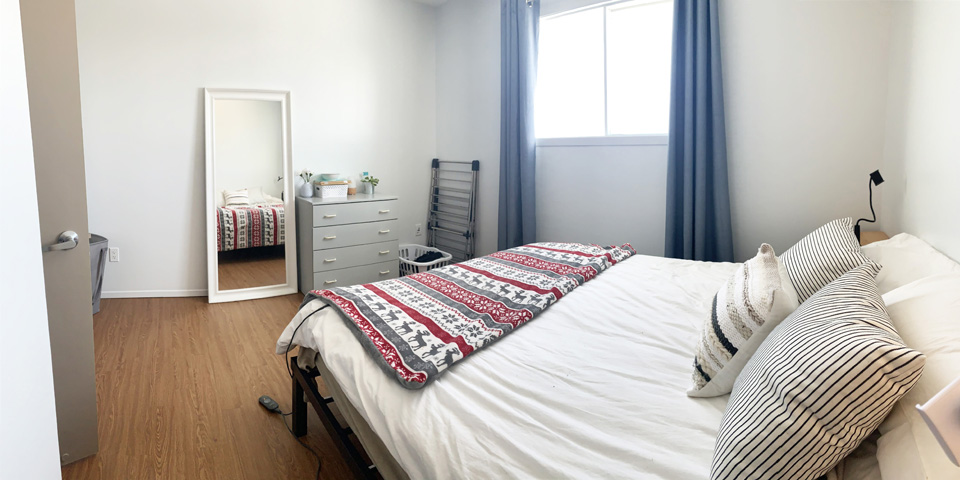 Appartement semi meublé à louer pour mois d'août
