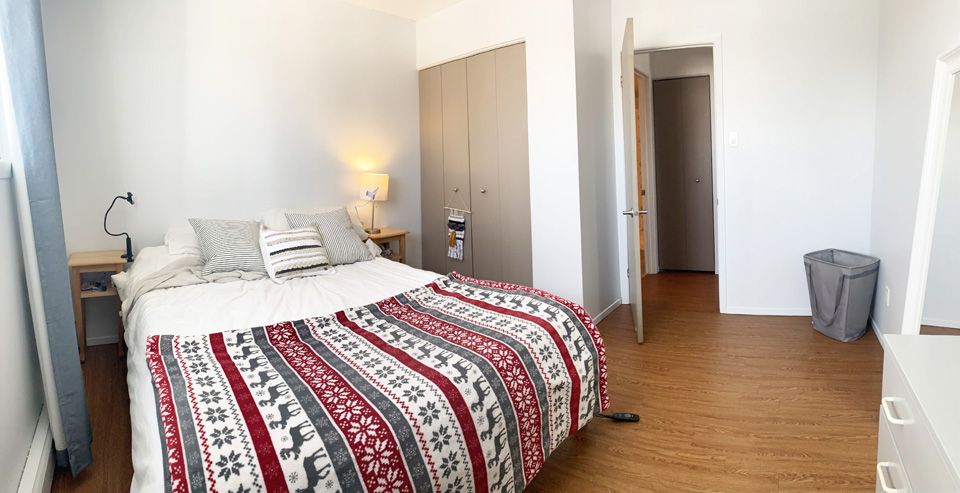 Appartement semi meublé à louer pour mois d'août