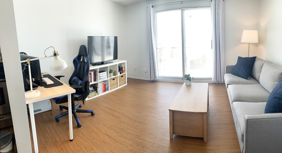 Appartement semi meublé à louer pour mois d'août