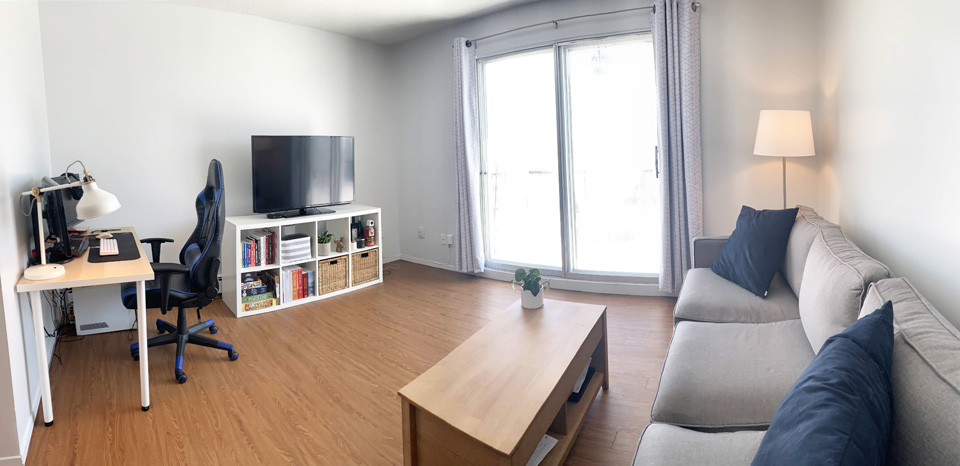Appartement semi meublé à louer pour mois d'août